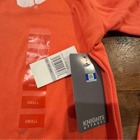 NWT Clemson Tigers Knights Apparel long sleeve 1/4 zip pullover Small - Picture 9 of 10